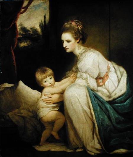 Mrs William Beresford (d.1807) and her son, John (1773-1855) later Lord Decies de Sir Joshua Reynolds
