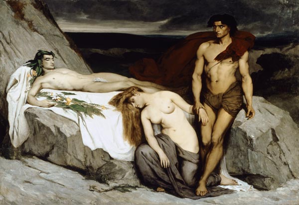 The Death. de Sir Lawrence Alma-Tadema