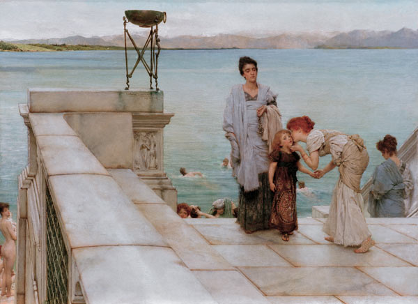 Un beso de Sir Lawrence Alma-Tadema