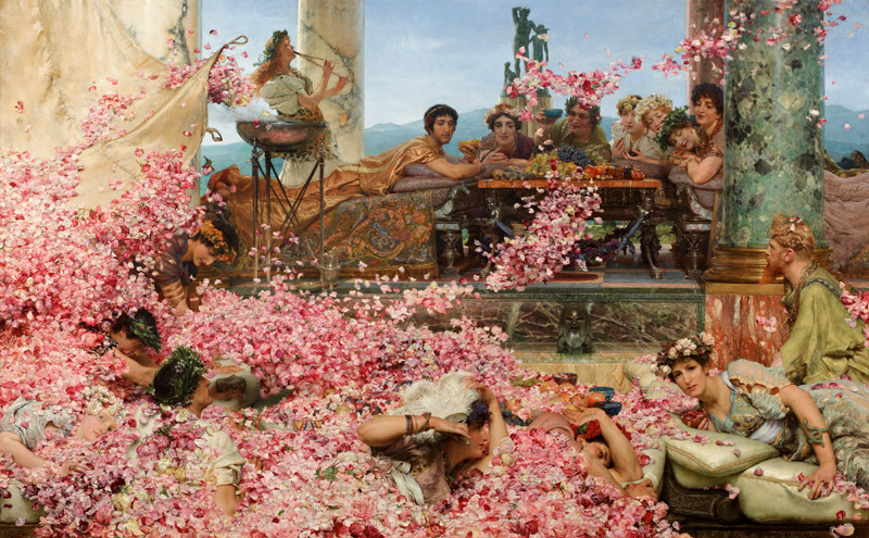 Las rosas de Heliogábalo de Sir Lawrence Alma-Tadema
