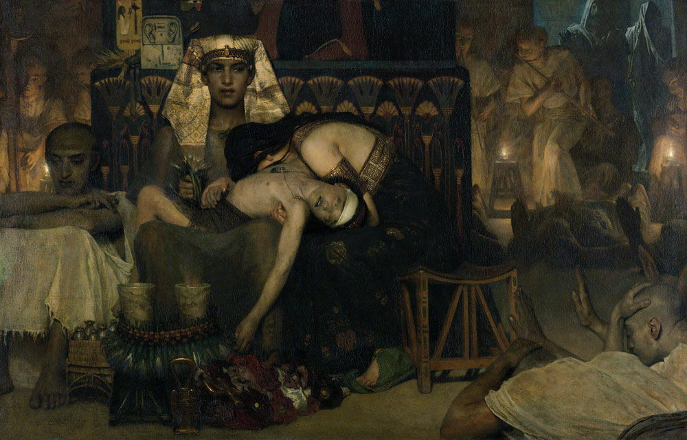 The Death of the First Born, Alma-Tadema de Sir Lawrence Alma-Tadema