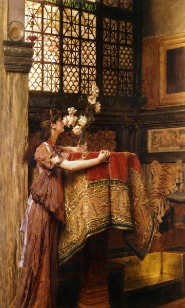 Eine Ecke in meinem Atelier de Sir Lawrence Alma-Tadema