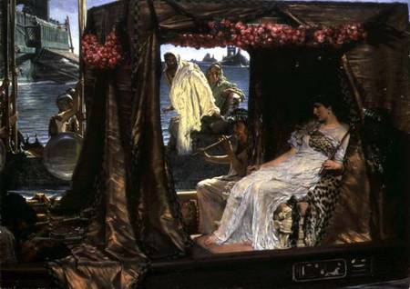 Antonio y Cleopatra de Sir Lawrence Alma-Tadema