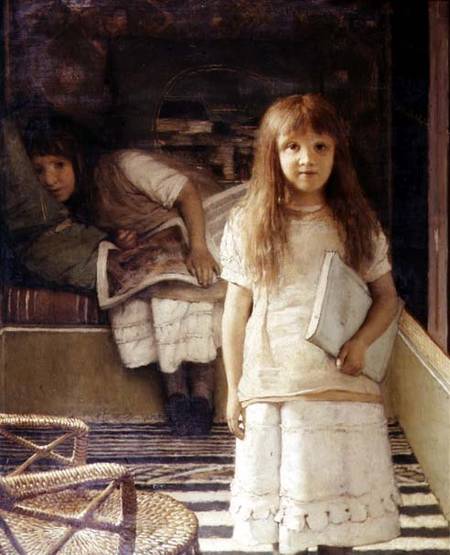 This is our Corner (Portrait of Anna and Laurense Alma-Tadema) de Sir Lawrence Alma-Tadema