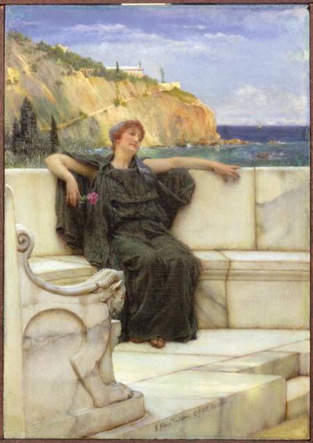 Daydreaming de Sir Lawrence Alma-Tadema