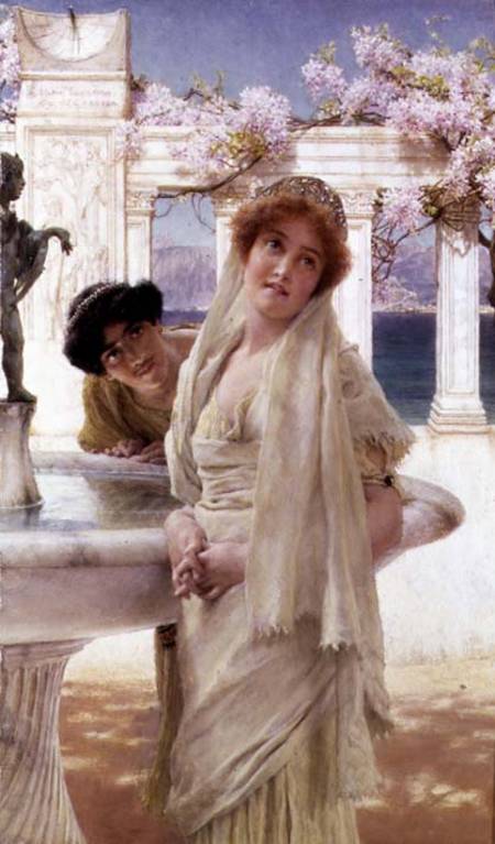 A Difference of Opinion de Sir Lawrence Alma-Tadema