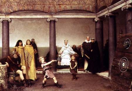 The Education of the Children of Clovis de Sir Lawrence Alma-Tadema