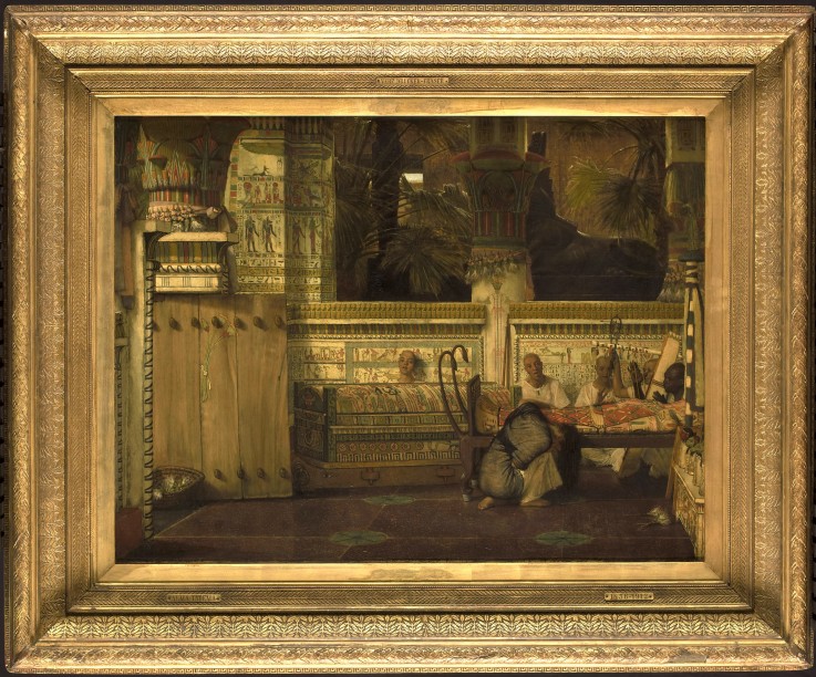 An Egyptian Widow de Sir Lawrence Alma-Tadema