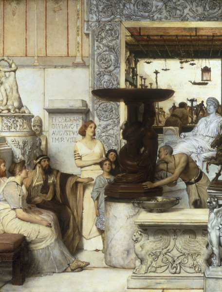 A Sculpture Garden de Sir Lawrence Alma-Tadema