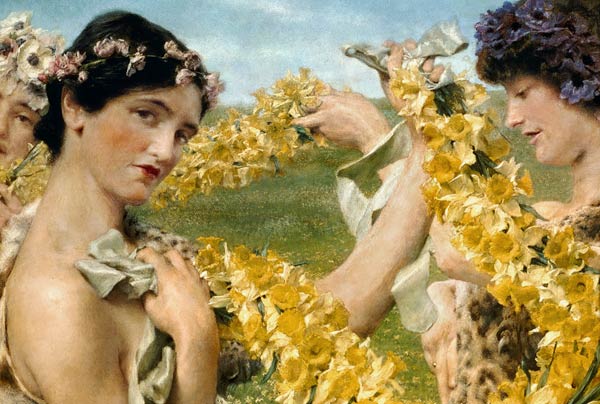 El regreso de las flores de Sir Lawrence Alma-Tadema