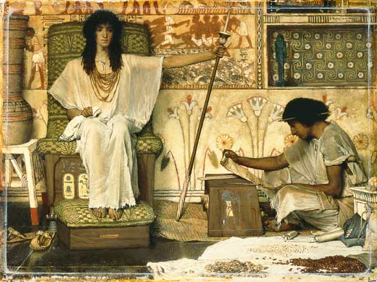 José, capataz de los faraones de Sir Lawrence Alma-Tadema