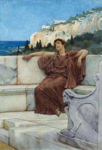 La dulzura de no hacer nada de Sir Lawrence Alma-Tadema