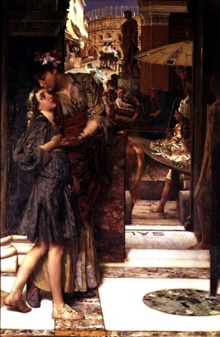 The Parting Kiss de Sir Lawrence Alma-Tadema