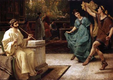 A Roman Dance de Sir Lawrence Alma-Tadema