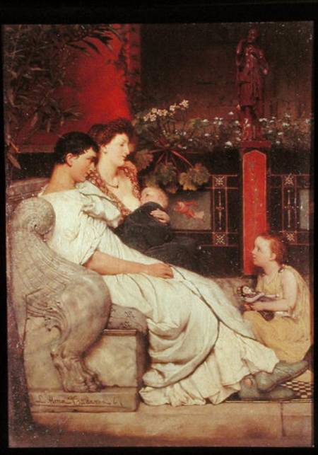 A Roman Family de Sir Lawrence Alma-Tadema