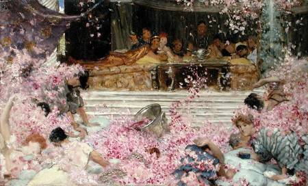 Study for The Roses of Heliogabulus de Sir Lawrence Alma-Tadema