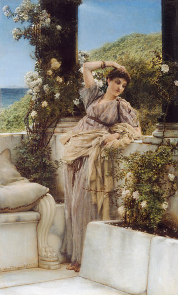 Thou Rose of all the Roses de Sir Lawrence Alma-Tadema