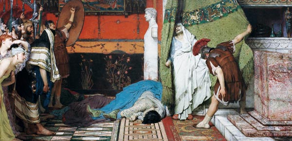 Death of Caligula de Sir Lawrence Alma-Tadema