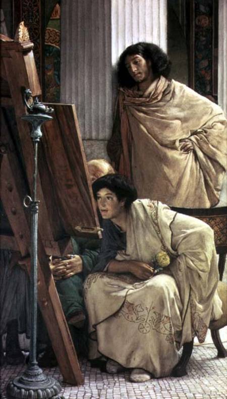 Visita al estudio de Sir Lawrence Alma-Tadema