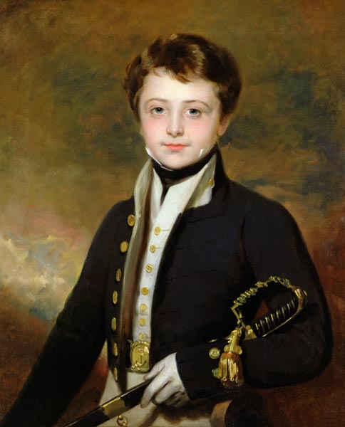 Portrait of a Midshipman de Sir Martin Archer Shee
