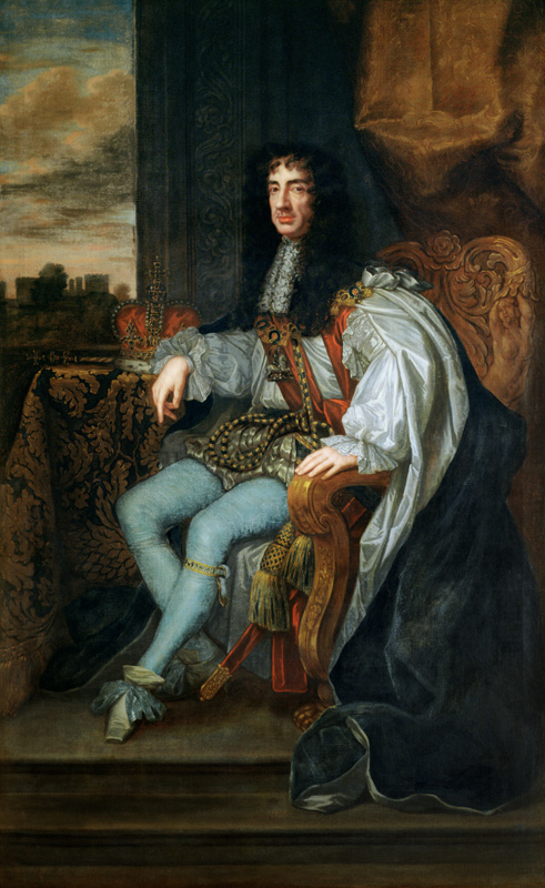 Portrait of King Charles II (1630-85) de Sir Peter Lely