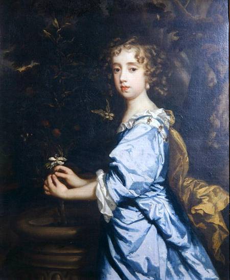 Isabella Dormer, aged 8, later Countess of Mountrath de Sir Peter Lely