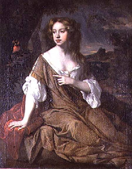 Portrait of a Lady in a Brown Cloak de Sir Peter Lely