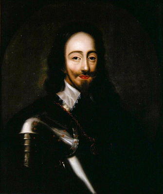 Portrait of Charles I in armour, c.1670 (oil on canvas) de Sir Peter Lely