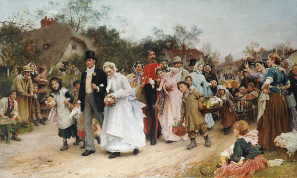 The Village Wedding de Sir Samuel Luke Fildes