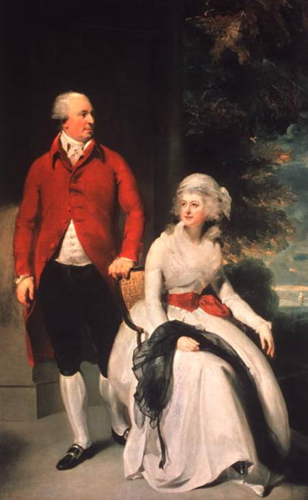 Mr John Julius Angerstein (1735-1823) and his Second Wife, Eliza Payne (1748-1800) de Sir Thomas Lawrence