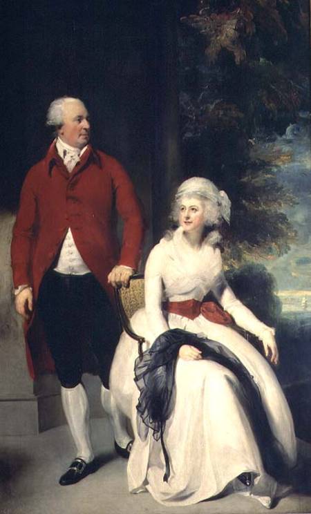 Portrait of John Julius Angerstein (1735-1823) and his second wife Eliza (1748/9-1800) de Sir Thomas Lawrence