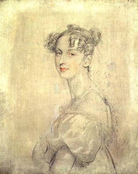 Portrait of Princess Darya Lieven (1785-1857), 1820-23 (pencil, red and white de Sir Thomas Lawrence