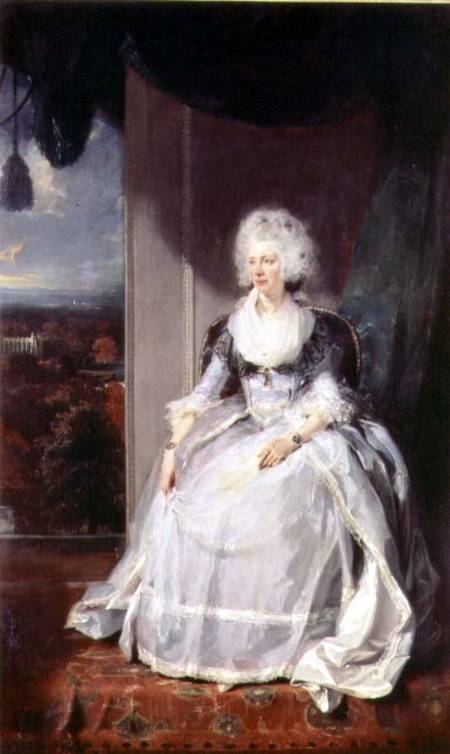 Queen Charlotte, 1789-90, wife of George III de Sir Thomas Lawrence