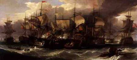 Battle of Cape St.Vincent 14th February 1797 de Sir William Allen