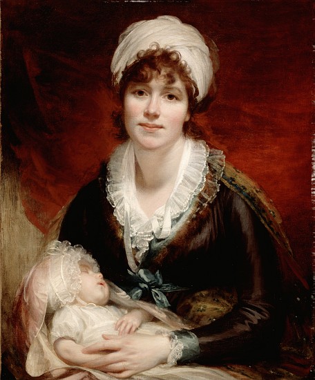 Lady Beechey and her Baby de Sir William Beechey