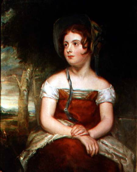 Portrait of a girl, possibly the artist's daughter de Sir William Beechey