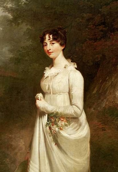 Portrait of Marcia. B. Fox (detail of 272237) de Sir William Beechey