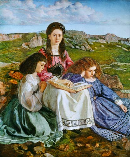 The Three Sisters of Dean Liddell de Sir William Blake Richmond