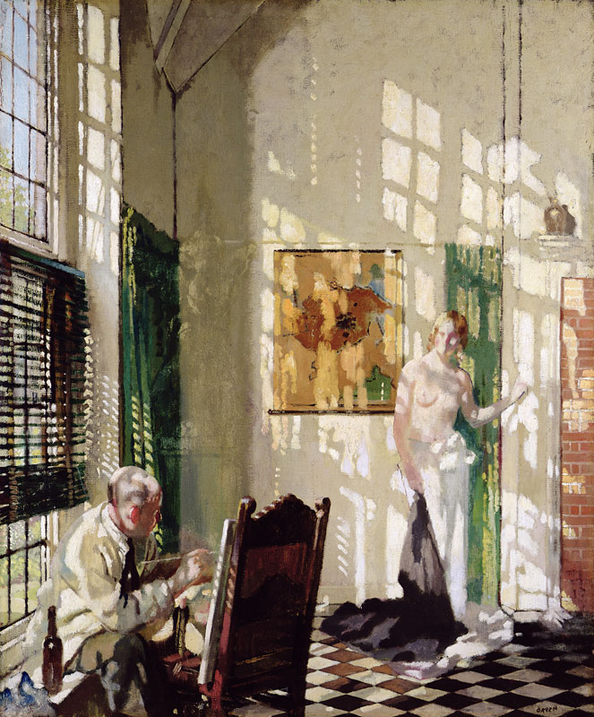 The Studio (oil on canvas) de Sir William Orpen