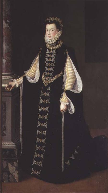 Isabella of Valois, Queen of Spain (1545-68), wife of King Philip II of Spain (1556-98) de Sofonisba Anguisciola