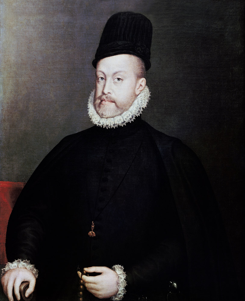 Portrait of Philip II (1527-1598), King of Spain and Portugal de Sofonisba Anguissola