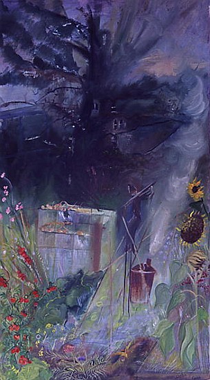 Allotment, 2000 (oil on canvas)  de Sophia  Elliot