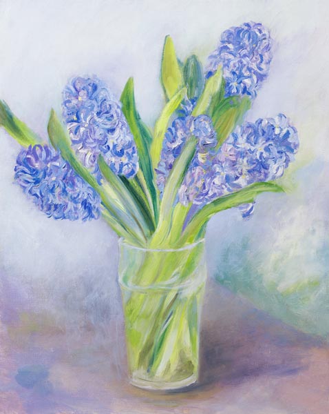 Hyacinths (oil on canvas)  de Sophia  Elliot