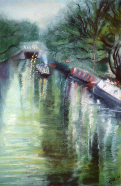 Little Venice, Regent''s Canal, 1996 (pastel on paper)  de Sophia  Elliot