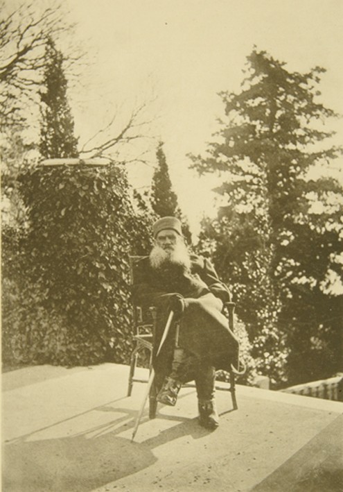 Leo Tolstoy in Gaspra on the Crimea de Sophia Andreevna Tolstaya