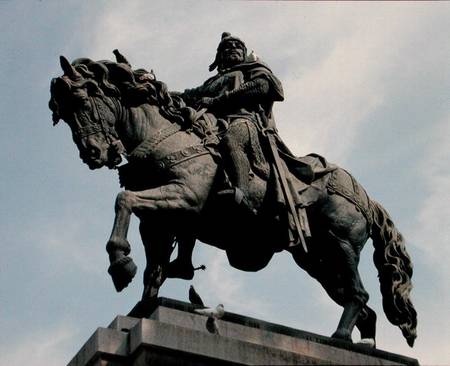 Equestrian statue of Jaime I (1208-76) El Conquistador de Spanish School