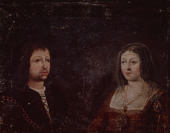 Ferdinand II of Aragon and Isabella I of Castile de Spanish School