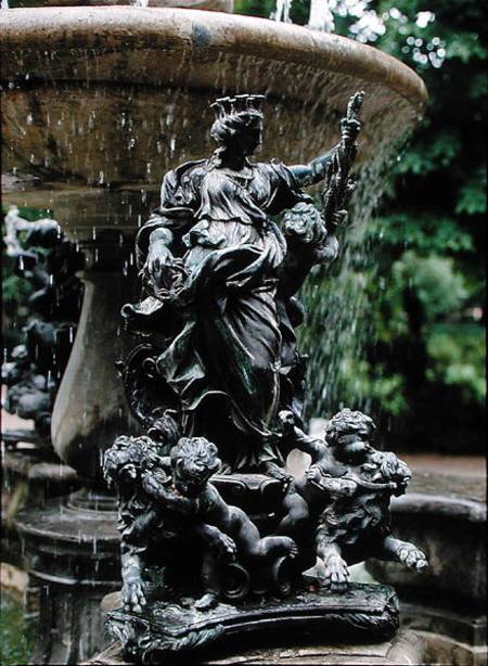Fountain of Neptune (1661) Island Garden, Aranjuez de Spanish School