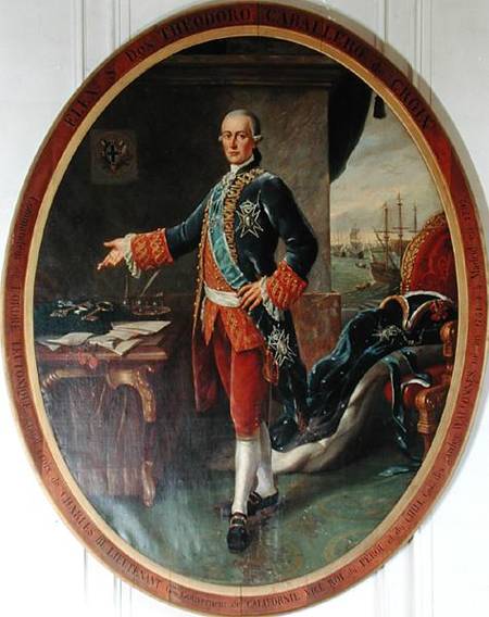 Portrait of Caballero Teodoro de Croix (1730-92) Viceroy of Peru and Chile de Spanish School