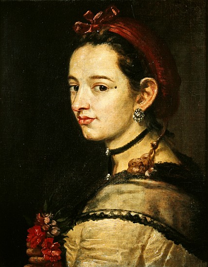 Portrait of a woman de Spanish School